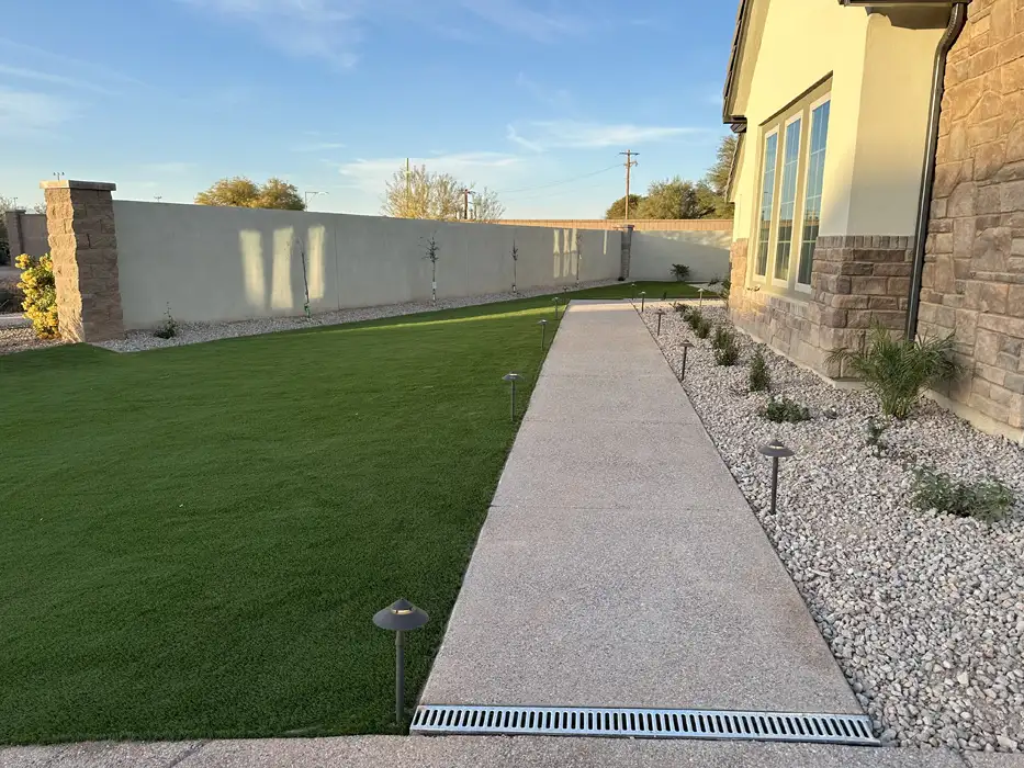 Verde Valley Turf artificial grass installed in front yard